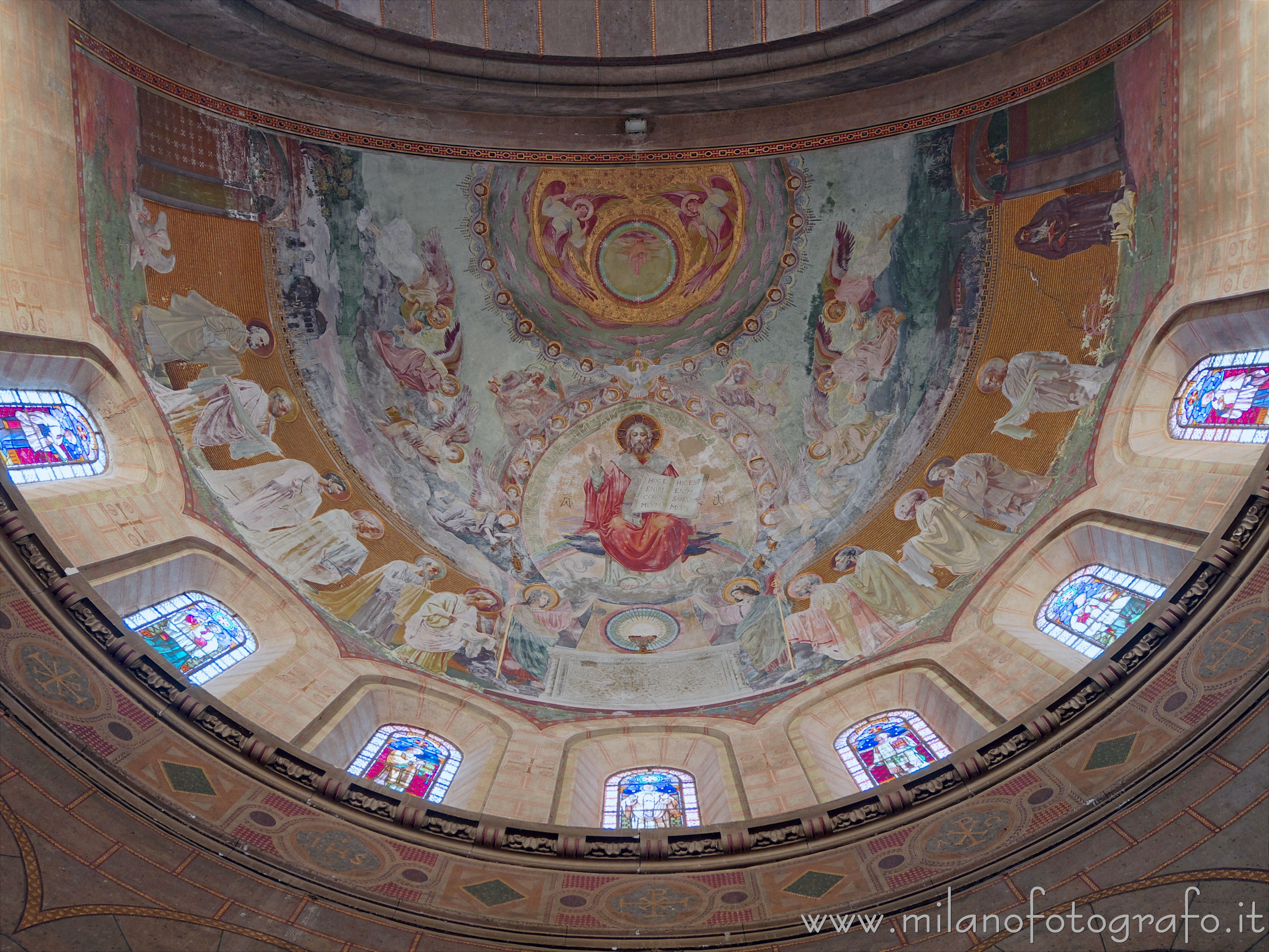 Milan (Italy) - Vault of the apse of the Basilica of Corpus Domini